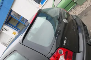 VW Polo 9N3 9N Heckklappe Kofferraumklappe Klappe schwarz LC9Z - Scheibe - Bild 4
