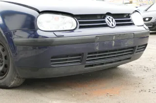 VW Golf 4 Stoßstange vorne Stoßfänger vorn vorne blau LA5G SWR + Kappen - Bild 3