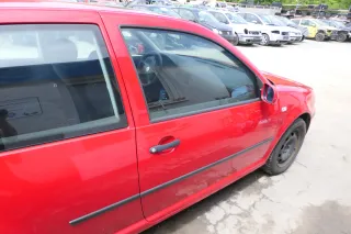 VW Golf 4 Tür vorne rechts Beifahrertür 2/3-Türer rot LY3D - ohneAnbauteile - Bild 3