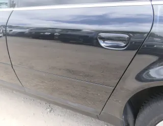 Audi A6 4B C5 Tür Türblatt hinten links nur Türblatt schwarz LN4J - Bild 3