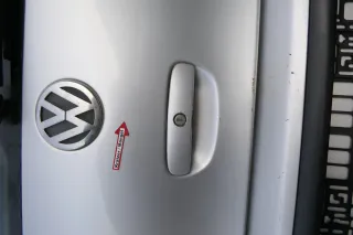 VW Polo 9N Fun Heckklappe Kofferraumklappe Klappe hinten silber LA7W metal - Bild 7