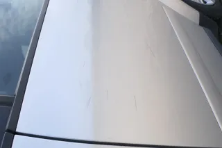 Audi A2 8Z Tür Türblatt hinten links silber LY7W - ohne Anbauteile - Bild 2