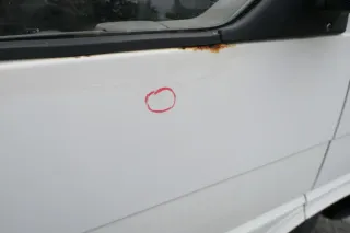 VW T4 Tür vorne rechts weiß R902 Beifahrertür Caravelle 7D0831056C ohneAnbauteil - Bild 2