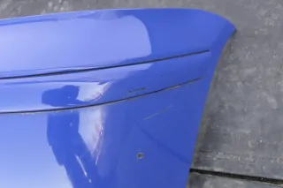 VW Polo 6N2 Stoßstange hinten Heckstoßstange Stoßfänger blau LA5C surfblue II// - Bild 5