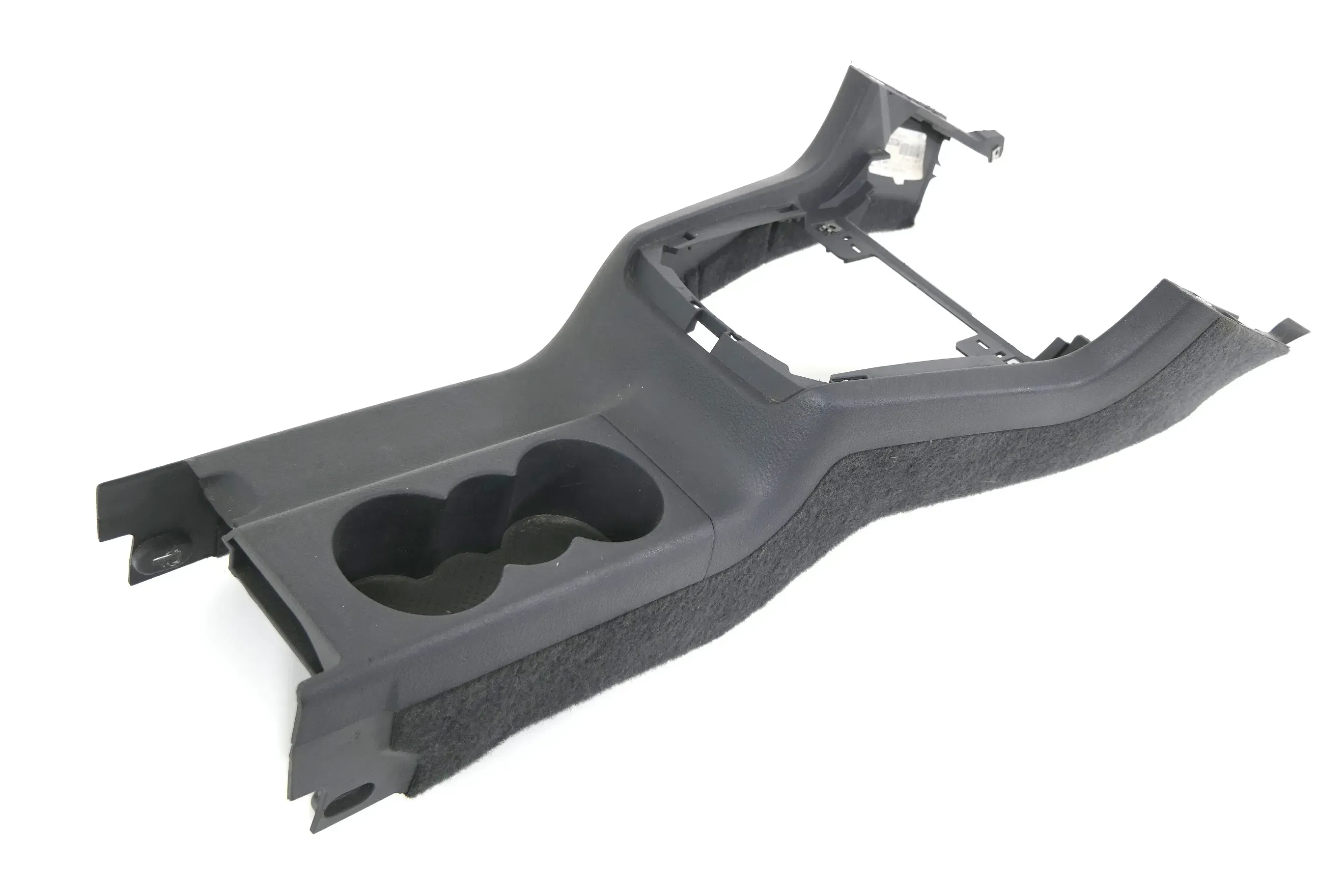 Skoda Superb 3U Mitteltunnel hinten Verkleidung um Handbremse Konsole schwarz - Bild 1