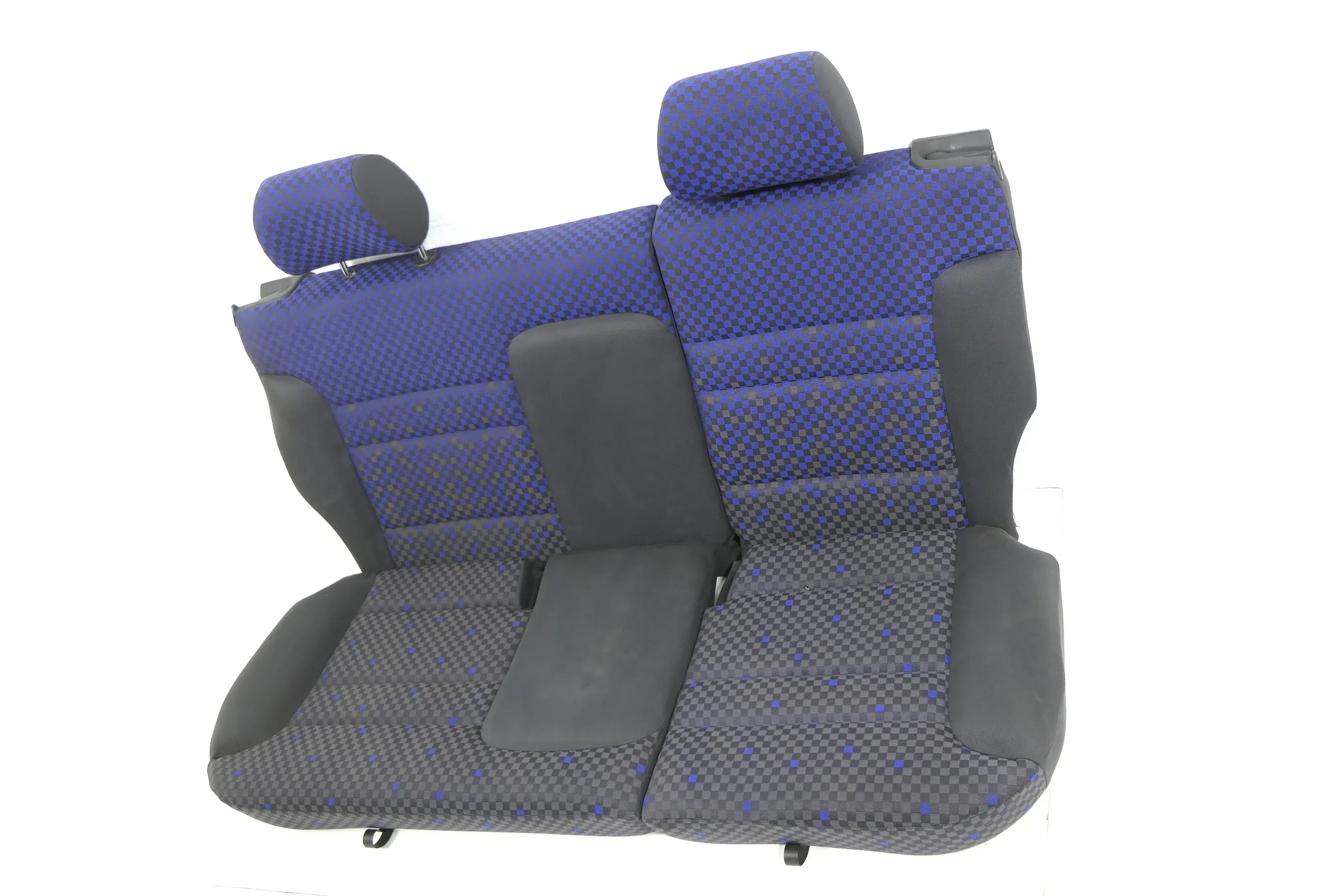 Audi A3 8L Sitz Sitze hinten Rückbank Rücksitzbank Sitzfläche Kopfstützen blau k - Bild 1
