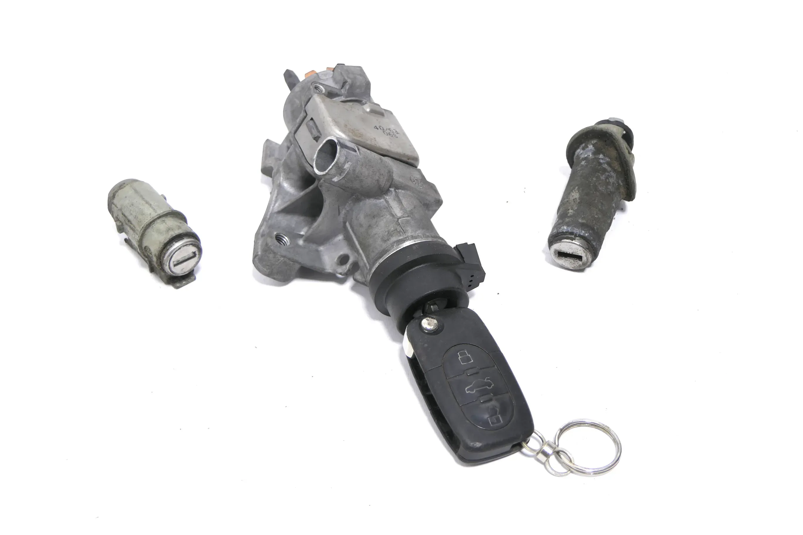 Audi A6 4B Zündschloß Schloß 1x Tür 4B0905851B Heckschloß 1x Schlüssel Funk - Bild 1