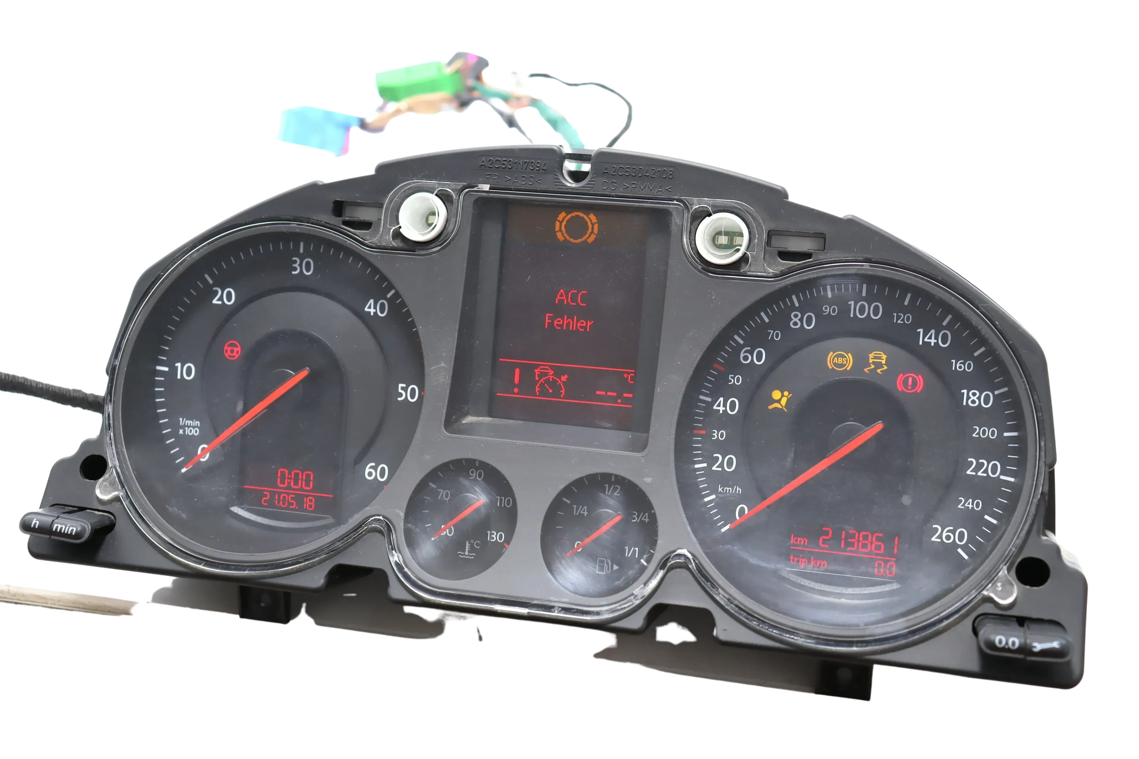 VW Passat 3C Tacho Tachometer 213.000km 3C0920871E Diesel TDI Kombiinstrument - Bild 1