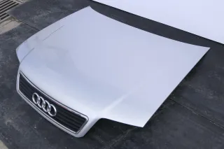 Audi A6 4B Motorhaube Klappe vorn (bis ca. Ende 2001) silber Haube Grill - Bild 4