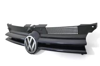 VW Golf 4 Grill Kühlergrill mit VW Zeichen Logo blau LC5H - Bild 4