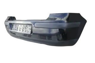 VW Golf 4 Limousine Stoßstange hinten Heckstoßstange Stoßfänger schwarz L041   2 - Bild 2