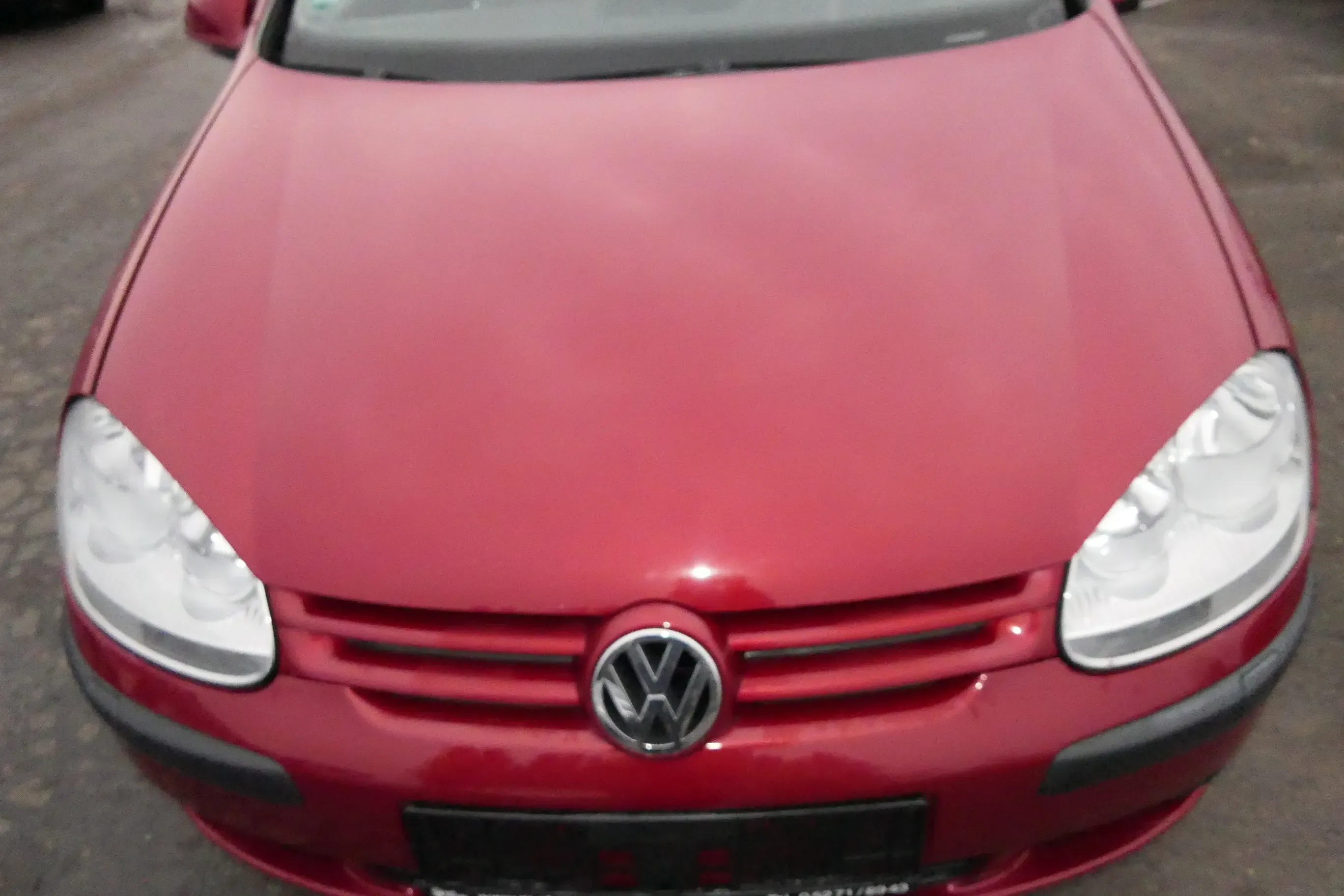 VW Golf 5 V 1K5 Jetta 1K2 Motorhaube Haube Klappe vorne LA3W braun wein-rot - Bild 1
