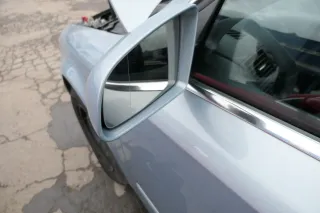 Audi A4 B6 8E Spiegel Außenspiegel links elektrisch verstellbar grau blau LY7R - Bild 2