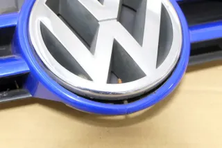 VW Golf 4 Grill Kühlergrill VW Zeichen Logo blau LW5Z - Mängel - Bild 6