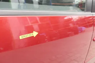 VW Touran 1T 1T3 Tür hinten rechts rot braun LA3W mit Scheibe Fahrerseite - Bild 4