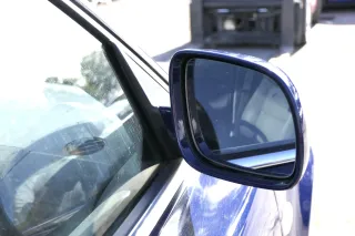 VW Passat 3B 3BG elektrischer Spiegel Außenspiegel rechts + Glas blau LA5E - Bild 3