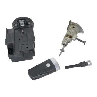 VW Passat 3C Zündschloß Schloß Zündung 2x Schlüssel 3C0905843Q /R Türschloß ## - Bild 3
