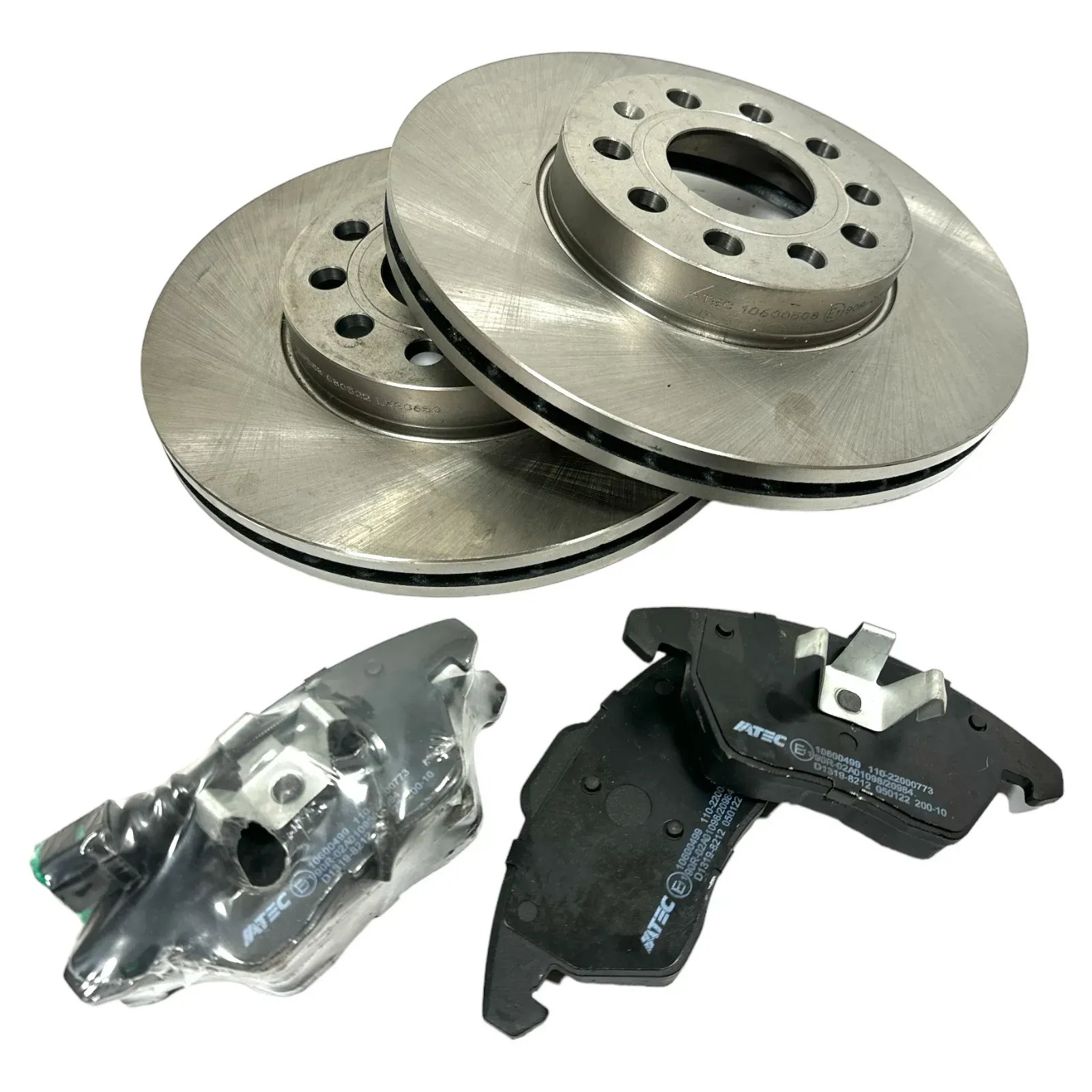 2x Golf 5 touran Bremsscheibe Bremsscheiben + Klötze vorne links + rechts TDI - Bild 1
