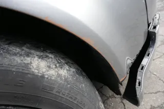 Audi A4 8E B6 Kotflügel vorne rechts grau LY7Q - Bild 2