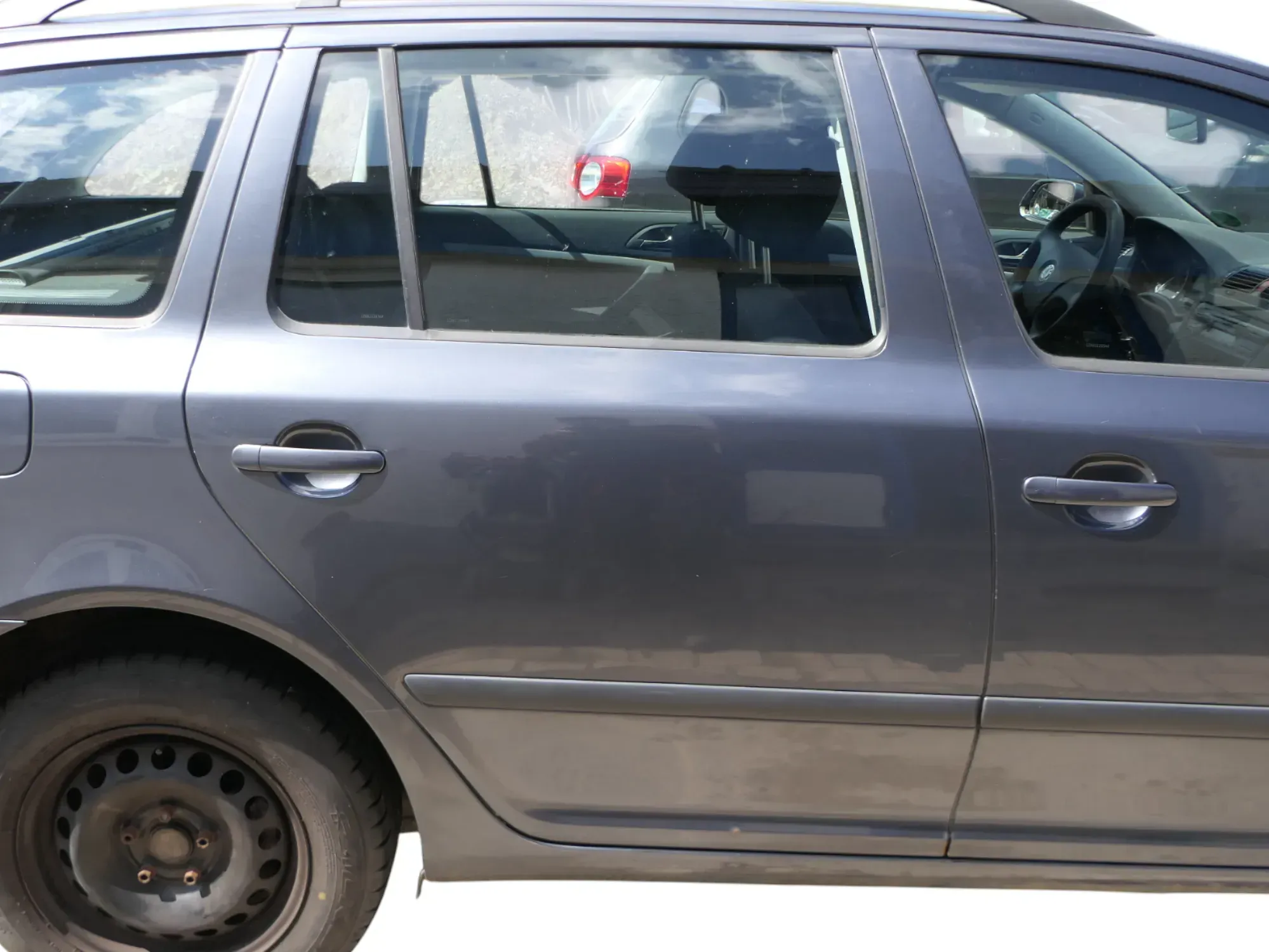 Skoda Octavia 1Z Kombi Tür hinten rechts LF8J grau (ohneAnbauteile) - Bild 1