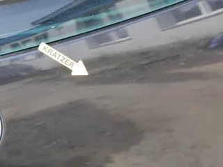 VW Polo 9N3 9N Heckklappe Kofferraumklappe Klappe schwarz LC9Z ohne Anbauteile - Bild 4