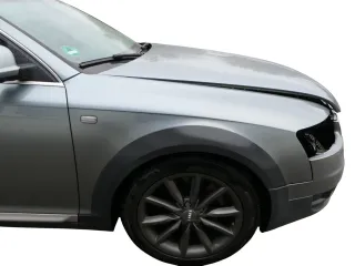 Audi A6 4F C6 Kotflügel vorne rechts grau LY7E Allroad Quattro 4F0821104E Leiste - Bild 1
