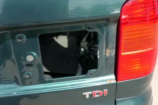 VW Sharan 7M Heckklappe Scheibe  Klappe hinten ab Bj.2000 grün LC6M - Bild 7
