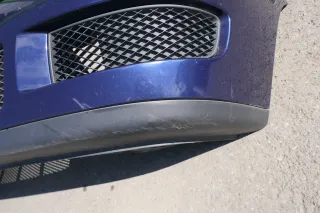 VW Polo 6N2 Stoßstange vorne Frontstoßstange Stoßfänger blau LB5N und Grill - Bild 8