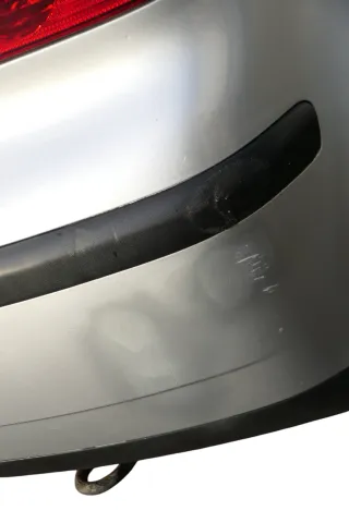 VW Polo 9N 9N3 Stoßstange Heckstoßstange hinten silber grau LA7W - Bild 4