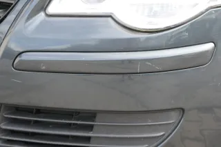 VW Polo 9N3 Stoßstange vorne Frontstoßstange Stoßfänger grau LC7V - Bild 1