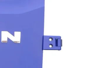 1x VW Crafter 7C MAN TGE Scharniere für Tür Flügeltür rechts hinten unten blau - Bild 2