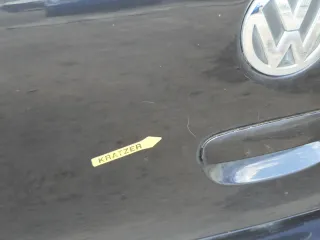 VW Polo 9N3 9N Heckklappe Kofferraumklappe Klappe schwarz LC9Z ohne Anbauteile - Bild 8