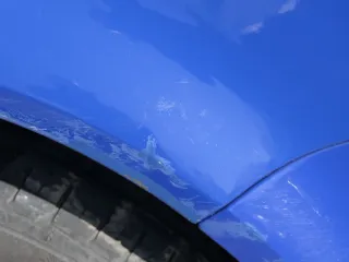 VW Golf 4 1J Kotflügel vorne rechts blau LA5C - Bild 5
