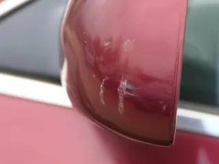 Audi A6 4B Spiegel Außenspiegel links elektrisch rot LZ3L + GLAS - Bild 2