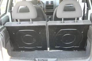 VW Lupo Seat Arosa Sitz Rückbank Sitzfläche für Kopfstützen schwarz - Bild 4