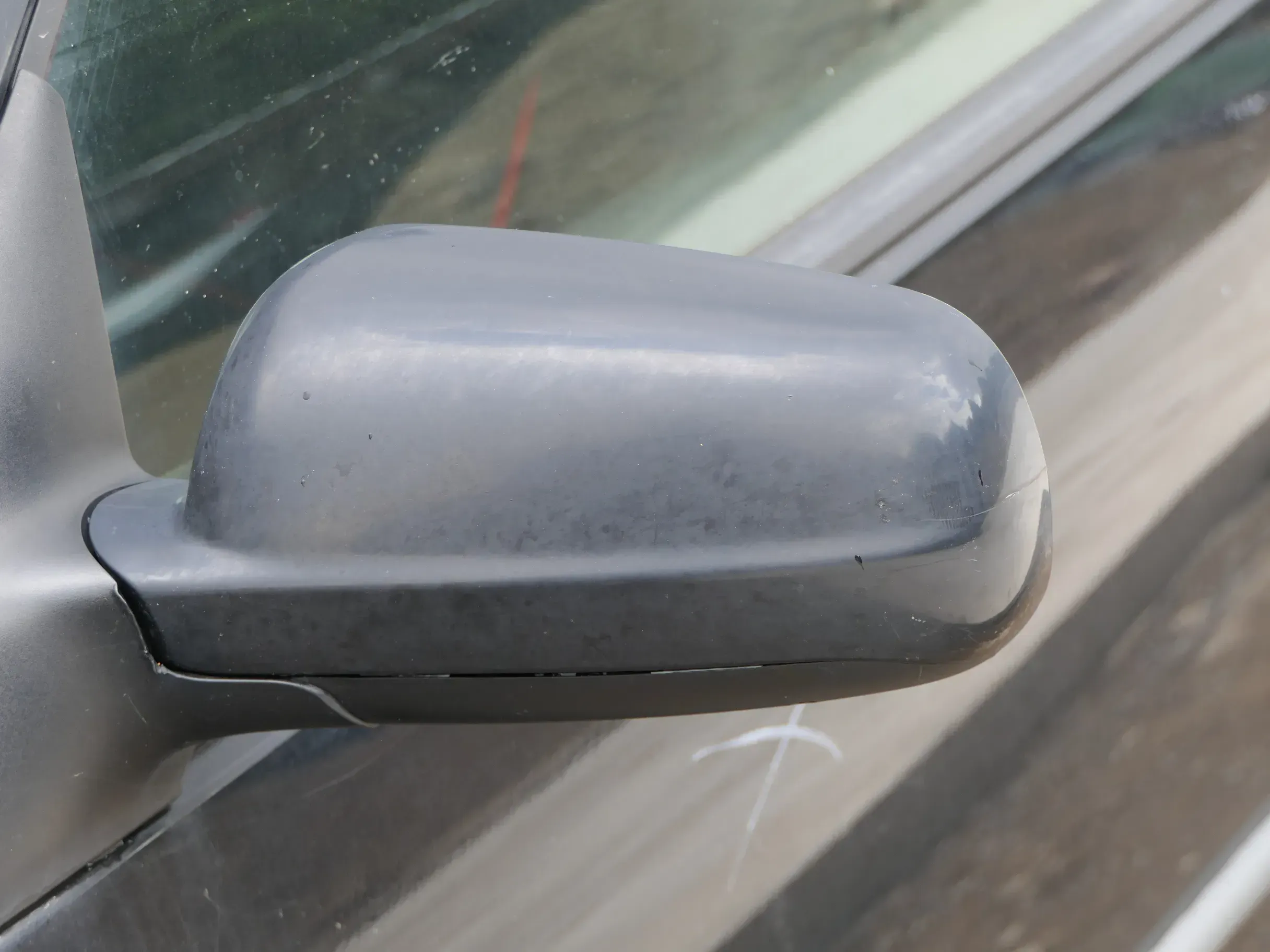 VW Golf 4 Bora elektrischer Spiegel vorne links Außenspiegel schwarz L041 & Glas - Bild 1