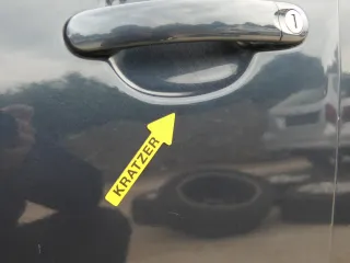 Golf 5 1K5+ Golf 6 nur Kombi / Variant Tür vorne links Fahrertür grau blau LC5F - Bild 17