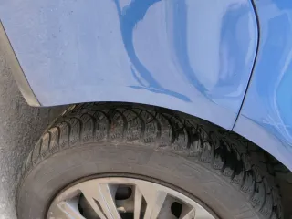 VW Polo 9N3 Stoßstange vorne Frontstoßstange Stoßfänger blau LA5K SWR - Bild 9