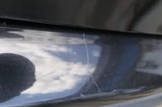 VW Polo 9N 9N3 Stoßstange Heckstoßstange hinten schwarz LC9Z - Einparkhilfe PDC - Bild 4