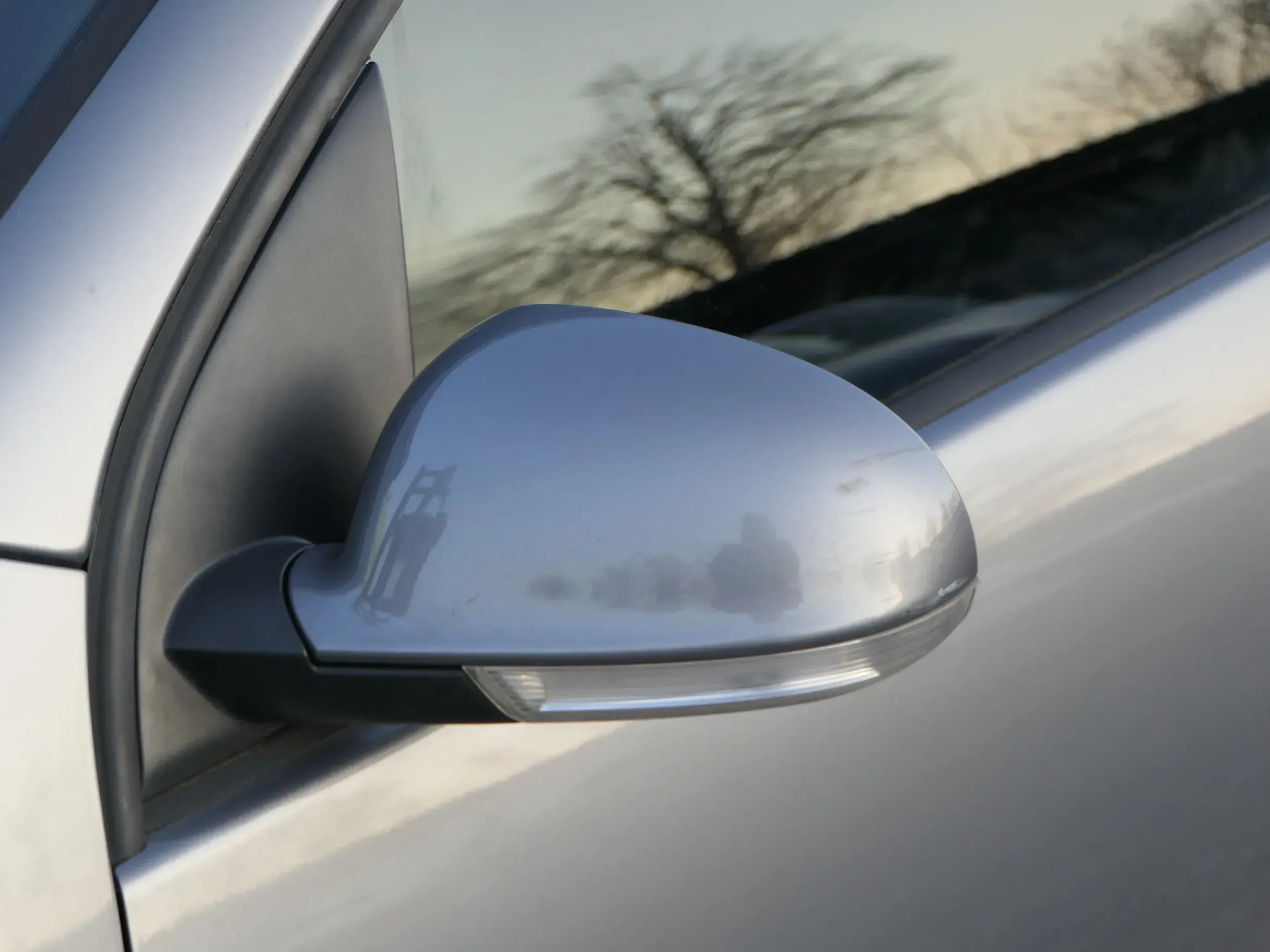 Golf 5 1K Spiegel Außenspiegel links grau LA7T memory Leuchte Umfeld anklappbar - Bild 1