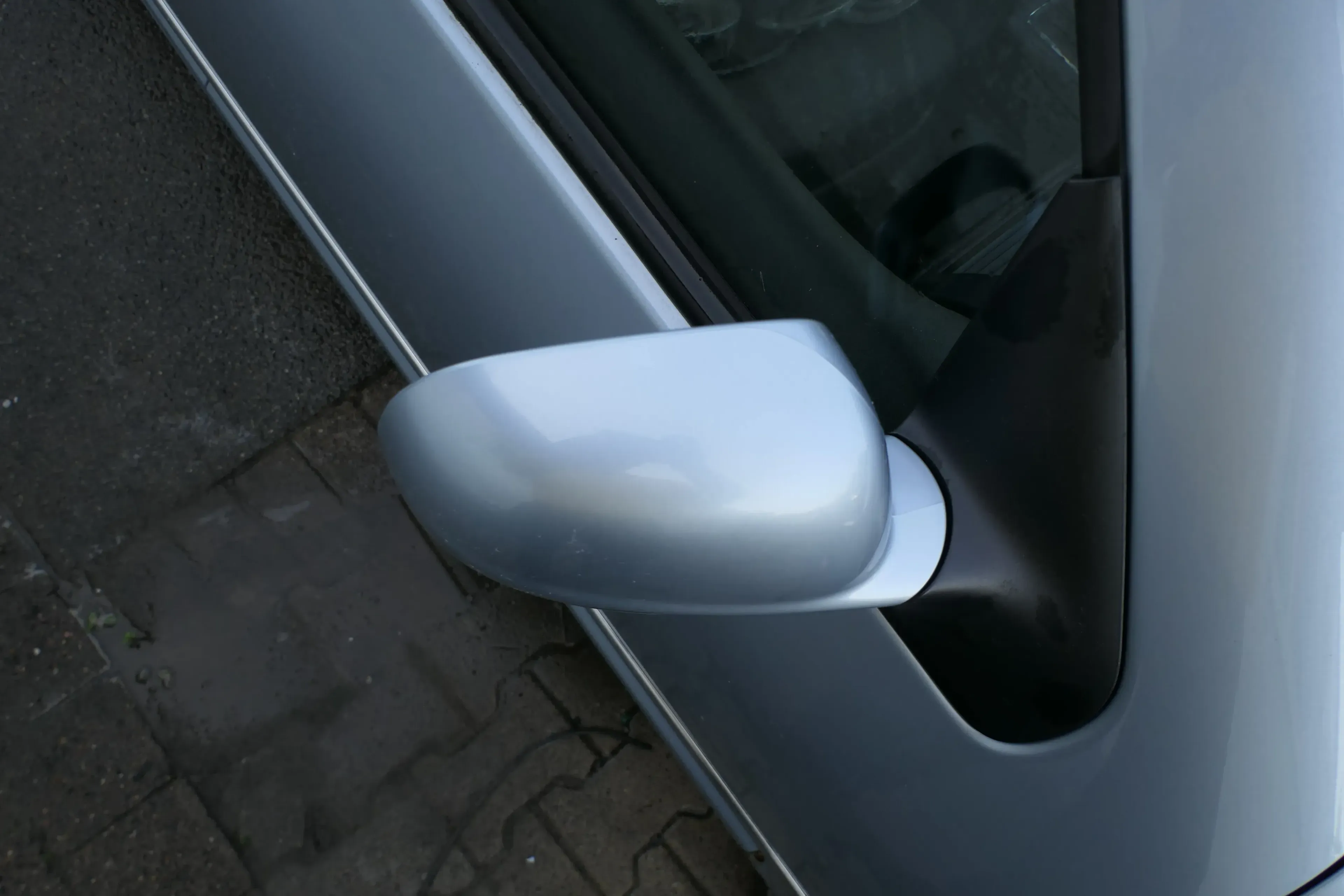VW Golf 4 Bora elektrischer Spiegel vorne rechts Außenspiegel blau LB5S Glas - Bild 1