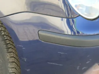 VW Polo 9N Stoßstange Frontstoßstange vorne blau LB5N - Bild 14