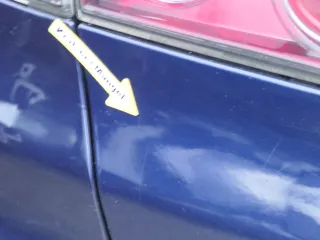 Ibiza 6L Heckklappe Klappe hinten Kofferraumklappe blau LW5U - ohne Spoiler - Bild 3