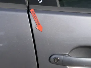 Golf 5 V 1K Tür Türblatt vorne rechts Beifahrertür 4/5-Türer grau LA7T +Rahmen - Bild 15