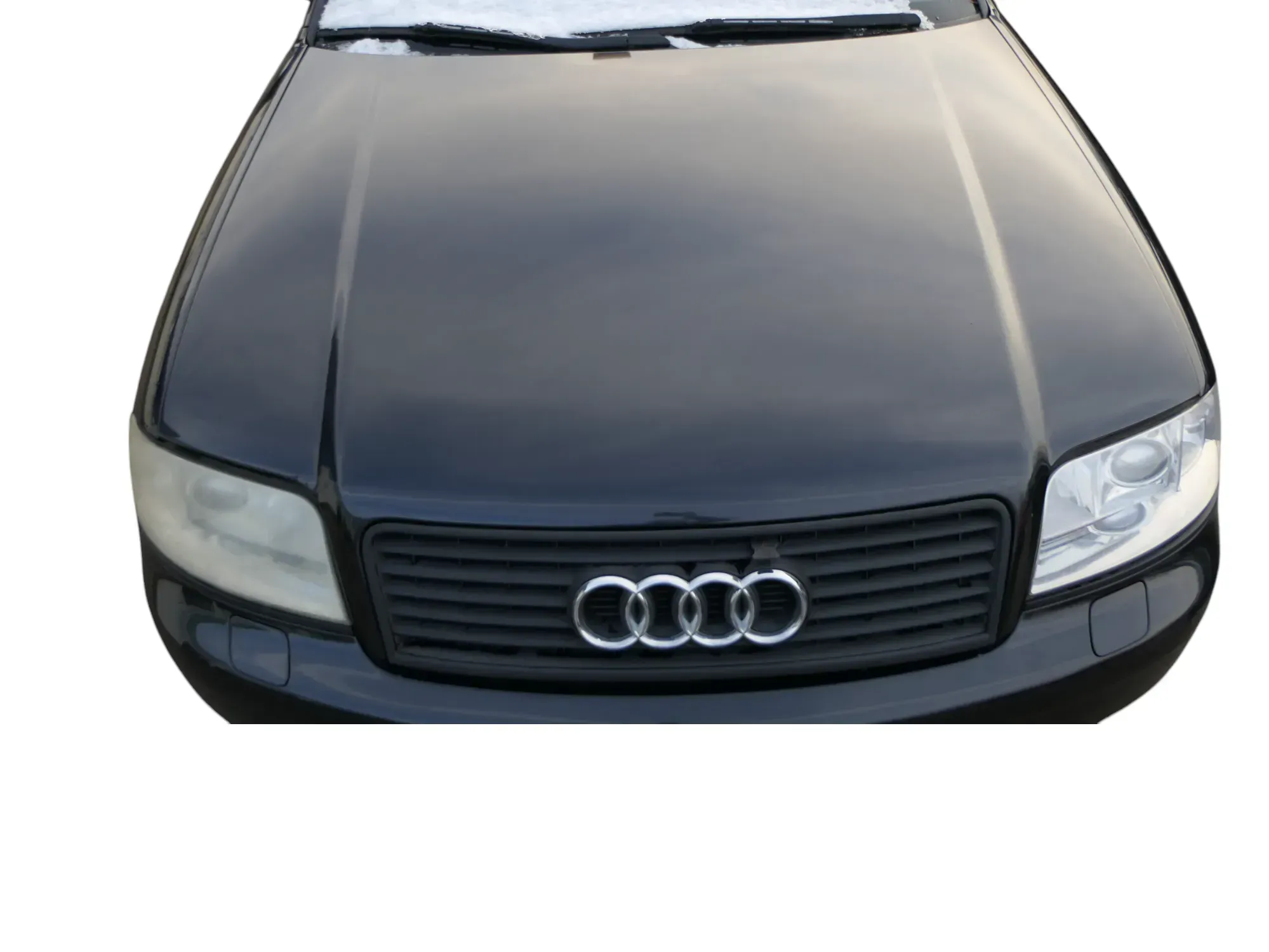 A6 4B Motorhaube Klappe vorn Facelift (ab. Mitte 2002) schwarz LZ9W  OHNE Grill - Bild 1