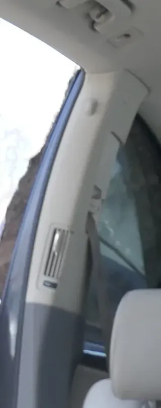 Audi Q7 4L B-Säulen Verkleidung vorne links Abdeckung um Gurt achatgrau grau - Bild 3