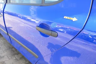 Skoda Fabia 5J Limousine Tür hinten links blau LF5K - Bild 6