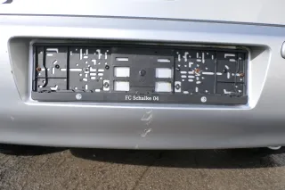 VW Polo 6N2 Stoßstange hinten Heckstoßstange Stoßfänger silber LA7W - Bild 8