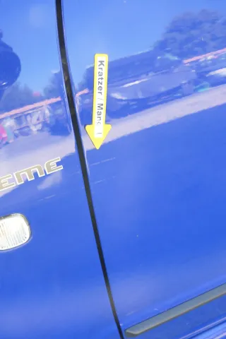 Fabia 6Y Kombi + Limousine Tür vorne links Fahrertür blau LF5K ohneAnbaute - Bild 2