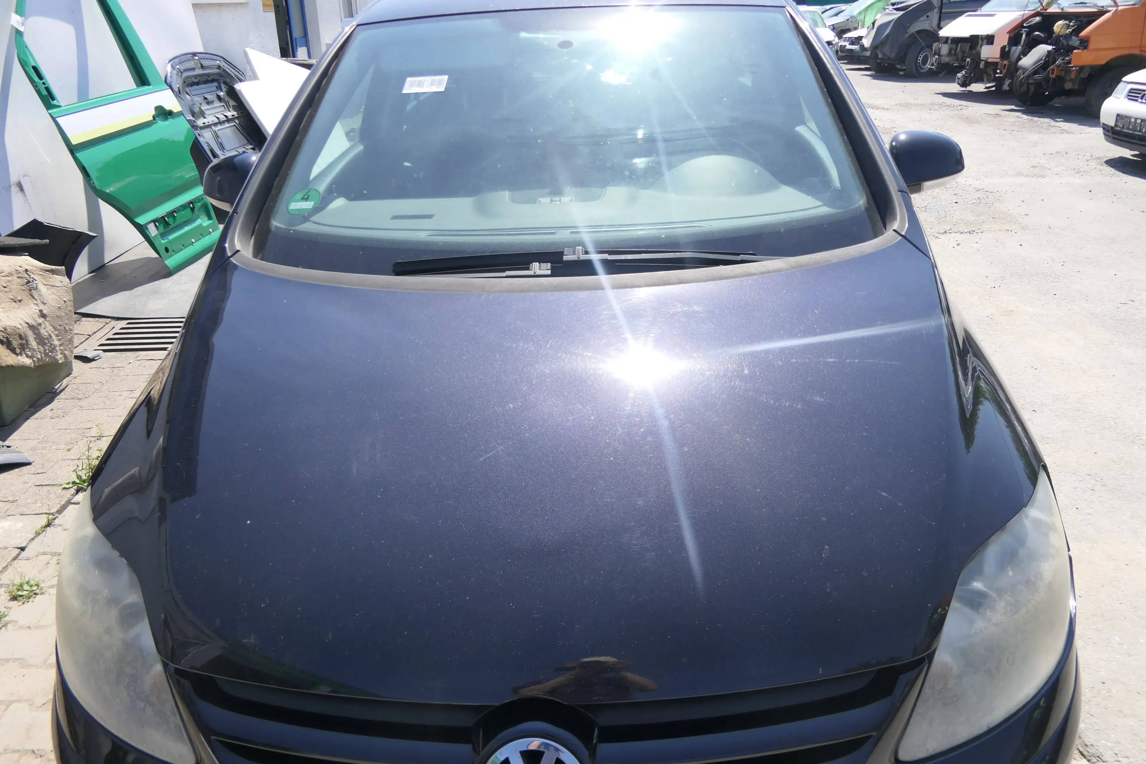 VW Golf 6 5M 521 Plus Motorhaube Haube Klappe vorne schwarz LC9Z - Bild 1